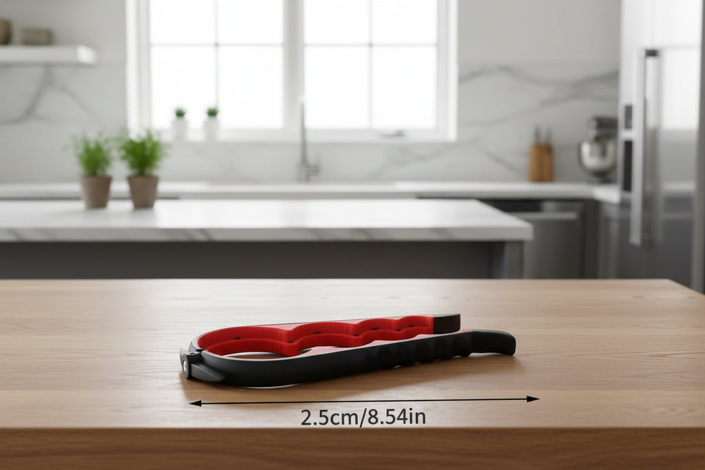 Ouvre-Boîte Multifonction 4-en-1 Antidérapant – Ouvre bocal & Bouteille sans effort | Accessoire Cuisine Pratique