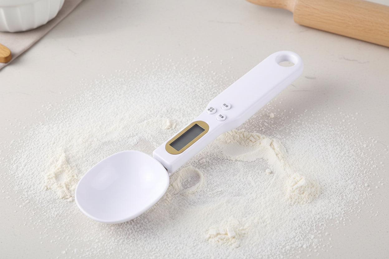 Balance de cuisine numérique électronique LCD, cuillère, balance alimentaire haute précision, farine, lait, café en poudre, mesure du poids, 0.1-500g