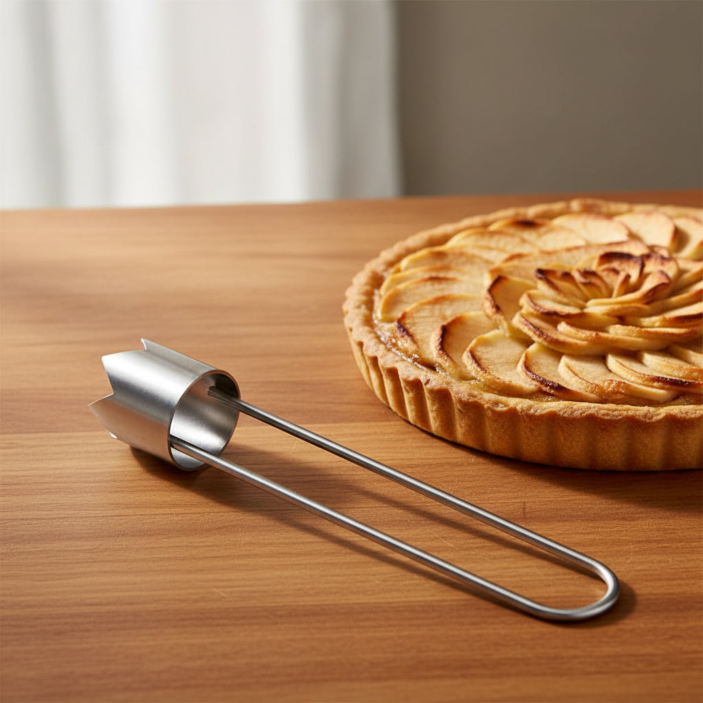 Marre d’Évider vos Fruits à la Main ? Extracteur de Noyau en Inox Rapide pour Pommes et Poivrons