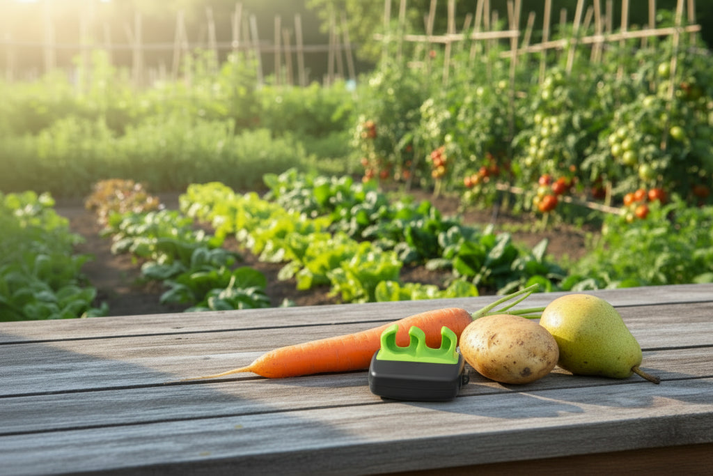 Éplucheur de fruits et légumes professionnel en acier inoxydable – Design ergonomique avec poignée antidérapante, parfait pour gain de temps