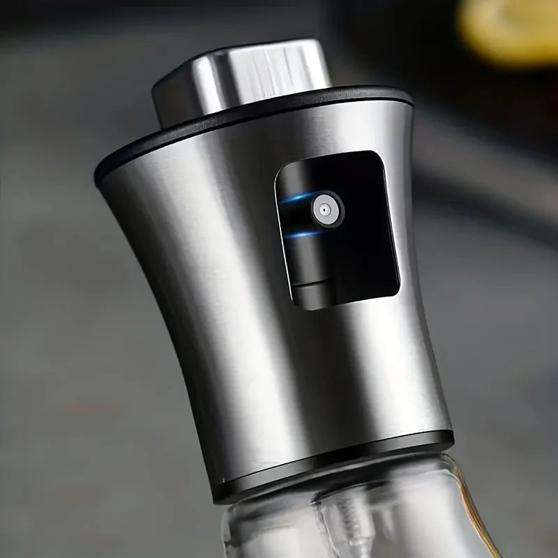 Spray huile ou vinaigre en verre inox – Pulvérisateur alimentaire anti-fuite cuisine et barbecue